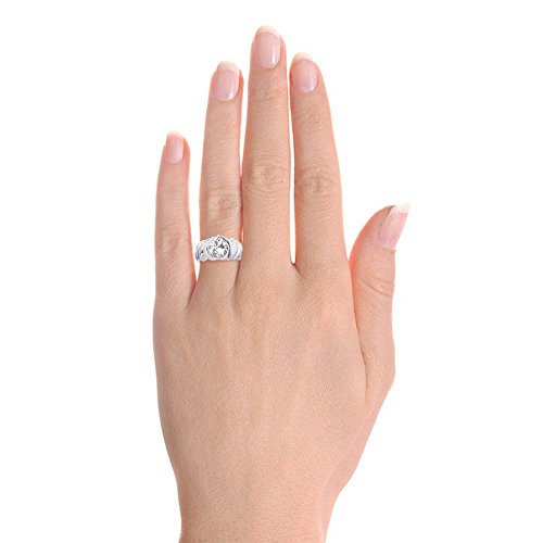 Bague de naissance en argent avec topaze blanche, le cadeau idéal