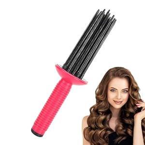 Curling Roll Comb for Curly Hair, Curly Hair Styler Tool, Hair Styler for Curly Hair,Hair Fluffy Curling Roll Comb, Professional Curling Comb for Hair Salon