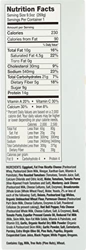 Cedarlane Foods Eggplant Stacker Entree, 9.5 Oz #TOP5