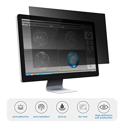 21.5 Inch Computer Privacy Protector Screen, 16:9 Aspect Removable Screen Filter, Anti Oil/Radiation - Image 2
