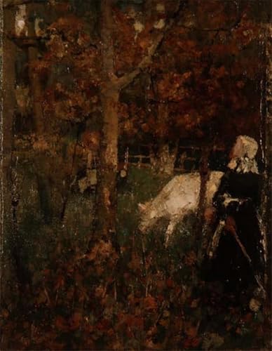 Impression sur toile paysage pastoral Edward Atkinson Hornel, peinture moderne de salon