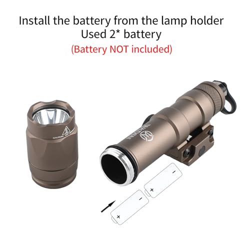 Lampe de poche tactique M600C 600 lumens avec interrupteur Modbutton - 6