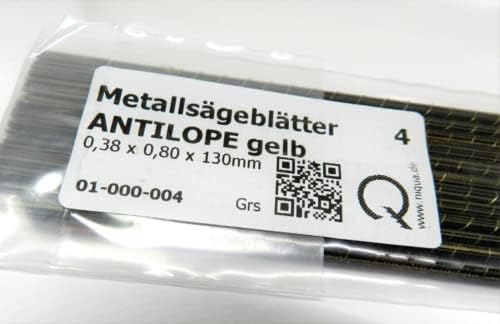 Antilope Jewelers Saw Blades #4 Jewelry Making 1 Gross Made in Germany