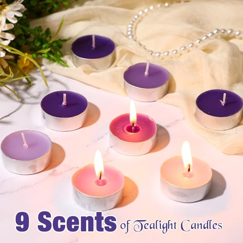Huquary HEL-HUQUARY-2388 108 Pcs Scented Tea Lights Candles Mini Candles Set Small Scented Tealight Candles Bulk thumb #6