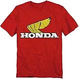 Popfunk - Honda Yellow Wing Logo T-Shirt & Stickers (X - Large)