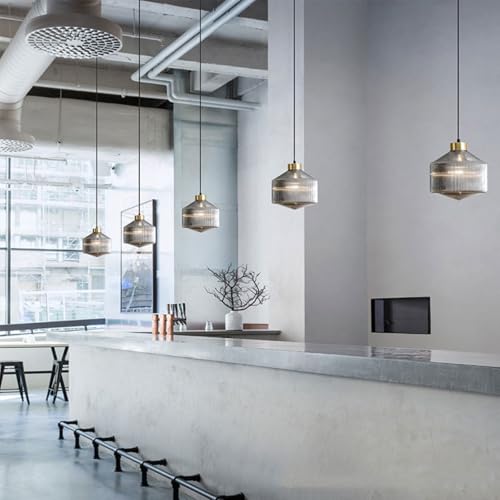 Lampe suspendue en verre de haute qualité avec douille E26 E27 design