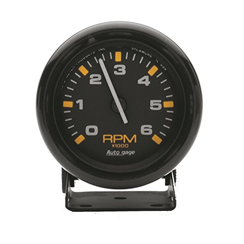 AUTO METER 2306 Autogage Mini Tachometer,2.750 in., Black dial/Black bezel by AUTO METER - Used condition - US$59.10