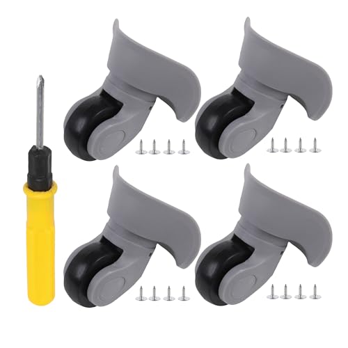 RDEXP 4 Pieces Luggage Spinner Wheels Swivel Casters 3.62