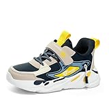 Sneaker 36 Jungen, Turnschuhe Jungen, Sportschuhe Mit Klettverschluss Atmungsaktiv Barefoot Shoes...