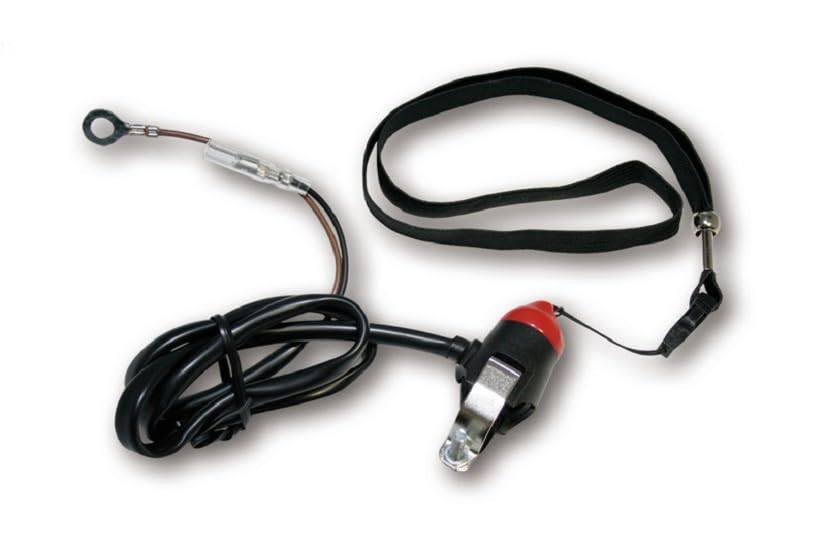 HIGHSIDER intelligenter Not-Aus-Schalter universell, mit Magnetkreis + Gummiband, Schließertyp, wasserdicht