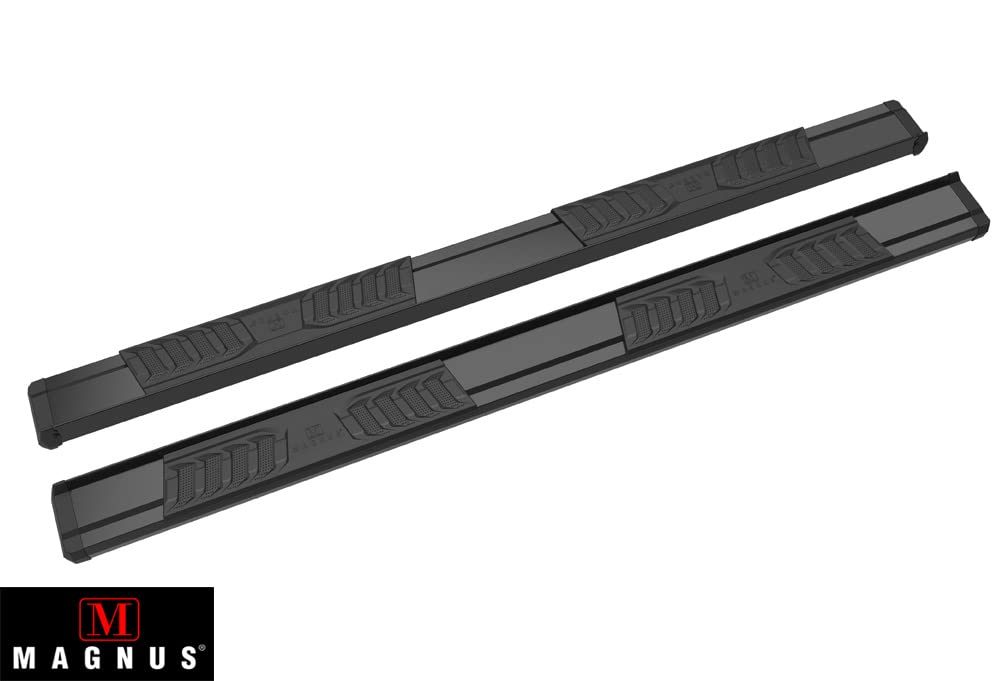 APS Black OE Style Nerf Bars Running Boards Compatible with Chevy Silverado GMC Sierra 2007-2018 Double Extended Cab & 2500 3500 2019 (Exclude 07 Classic)