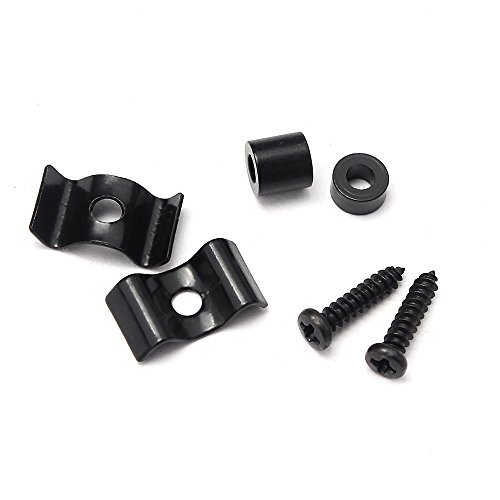 Henniu par de retentor de guia de árvore de corda de metal para peças de reposição de baixo de guita