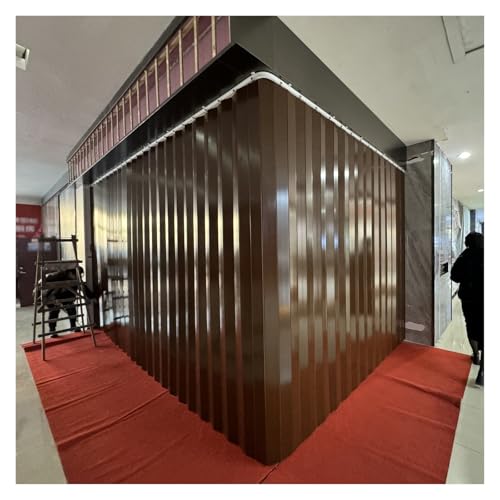 Interior Sliding Closet Concertina Door, Folding Doors Internal Kit 180 200 220 240 Cm Tall, Internal Folding Accordion Door, PVC Sliding Divider Doors with Hardware