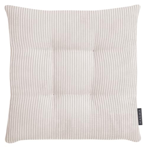 MAGMA 2er Set Inga Stuhlkissen ca. 35x35x5 cm Cordstoff (Natur)