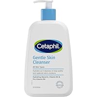 Cetaphil Gentle Skin Cleanser 236mL, for Face & Body, with Glycerin, Niacinamide & Pro-Vitamin B5, Non-Foaming, Hydrates as It Cleanses, Soap-Free, Fragrance-Free, Paraben-Free, Dermatologist Tested
