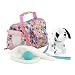 Emily Rose 18-inch Doll Accessories | Valentine Doll Puppy Set | 101 Dalmatian-Inspired Patch Puppy with Pet Carrier with Dog Bed, Toy Ball and Play Bone | Fits American Girl Dolls