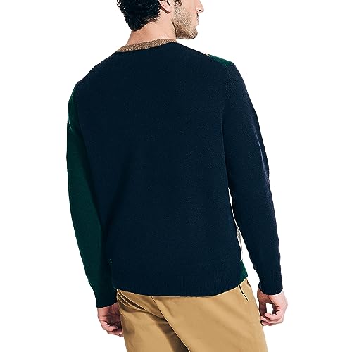 Nautica Men's Sustainably Crafted Argyle Crewneck Sweater2