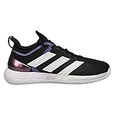 adidas Adizero Ubersonic 4 Clay Black Mens Tennis Shoes 11.5 Black/Wht/Slvr D Medium
