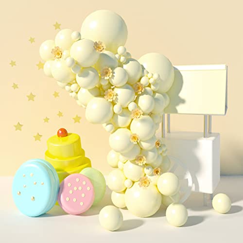 MOMOHOO Pastel Balloons Garland - 100Pcs 18/12/5 Inch Different Sizes Macaron Arch Kit Latex Birthday Party Eastern Bee Baby Shower by MOMOHOO - Used condition - US$9.43