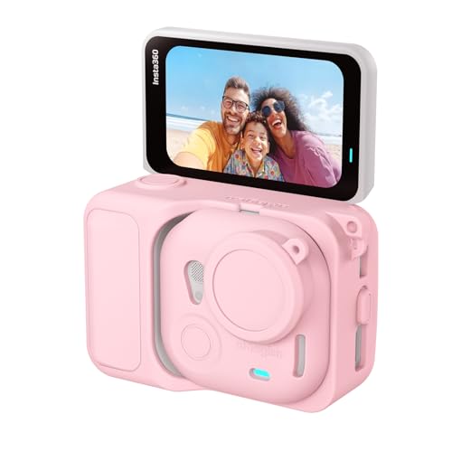 Alevnr In sta360 GO Ultra用のシリコーンケース保護カバー (Pink)