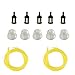 HQparts 188-13-1 KIT Primer Bulb Pump Bulbs Replaces Walbro 188-13 HDA WYK Carburetor Carb with 2 feet of each 6617 6616 Tygon Fuel Lines and ZF-1 Fuel Filter