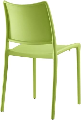Miniatura 5 de Modway Hipster contemporáneo moderno moldeado plástico apilable silla de comedor en verde Verde,Naranja,Blanco,https://www.amazon.com/dp/undefined