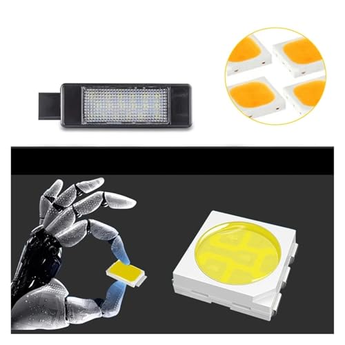 Luces LED de matrícula Canbus 6000K para solucionar fallos en Citroën y Peugeot 5