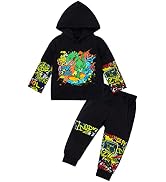 MIGU Toddler Boys Clothes Winter Outfits Dinosaur Clothes For Boys Printed Long Sleeve Top+Pants ...