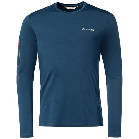 VAUDE Men's Monviso Merino Long Sleeve Shirt Cover