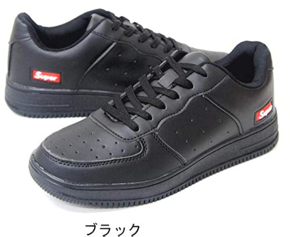 Amazon | Super スニーカー メンズ ローカット LOW CUT 合皮