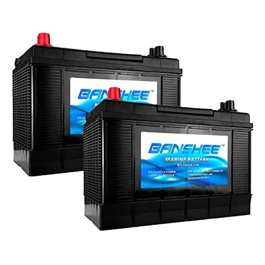 QTY 2 Banshee 31 Series Marine Battery Replaces Blue Top D31M