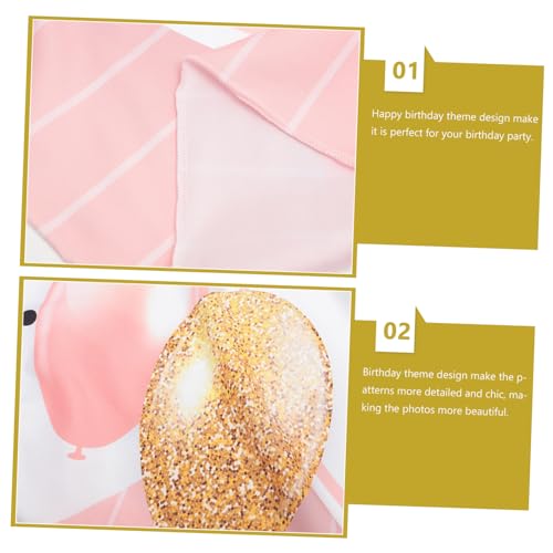 Gatuida 5 Unidades Fundo Banner Festa Infantil Cenário Fotográfico Parede Do Chuveiro De Bebê Adereç