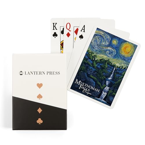 Baraja de Poker Multnomah Falls Van Gogh Starry Night