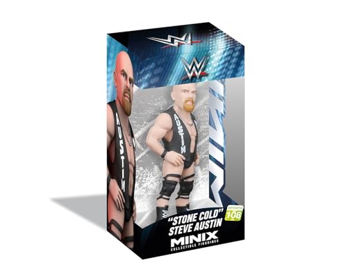 MINIX - Sports #108 - WWE - Stone Cold Steve Austin - Figurine Ă Collectionner 12 cm