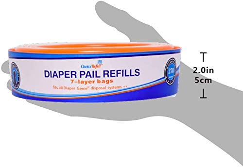 Choicerefill Compatible With Diaper Genie Pails, 4-Pack, 1080 Count #TOP2