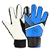 tomvorks 2PCS Children Goalkeeper Gloves, Anti Slip Wear Proof Latex PU, Professional Craft, for Boys and Girls with Adjustable Buckle, Ideal for Indoor and Outdoor Use Under All Climatic