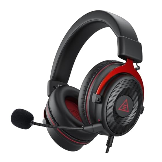 EKSA E900 Gaming Headset with Microphone - PC Headset with Detachable Noise Canceling Mic, 3D Surround Sound, Wired Headphone for PS4, PS5, Xbox, Computer, Laptop, Switch, Handheld (3.5MM Jack)