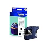 Tinta de color negro Brother LC123BK - Cartucho de tóner adecuado para MFCJ4510DW, color negro