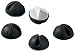 Produktbild Westeng Mehrzweck-Kabelhalter für den Schreibtisch, Kabelorganisation, Kabelführung, Clips, 5 Stück, Schwarz , m