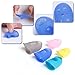 40pcs Guitar Silicone Finger Protector,Color Fingertip Protection Covers Caps in 5 Sizes for Beginner Playing Ukulele Electric Guitar and 5 Guitar Picks