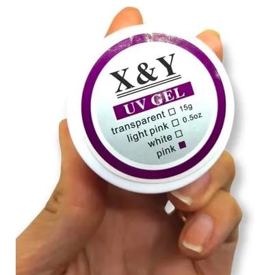 Gel para Alongamento de Unhas ROSA - UV Gel X&Y