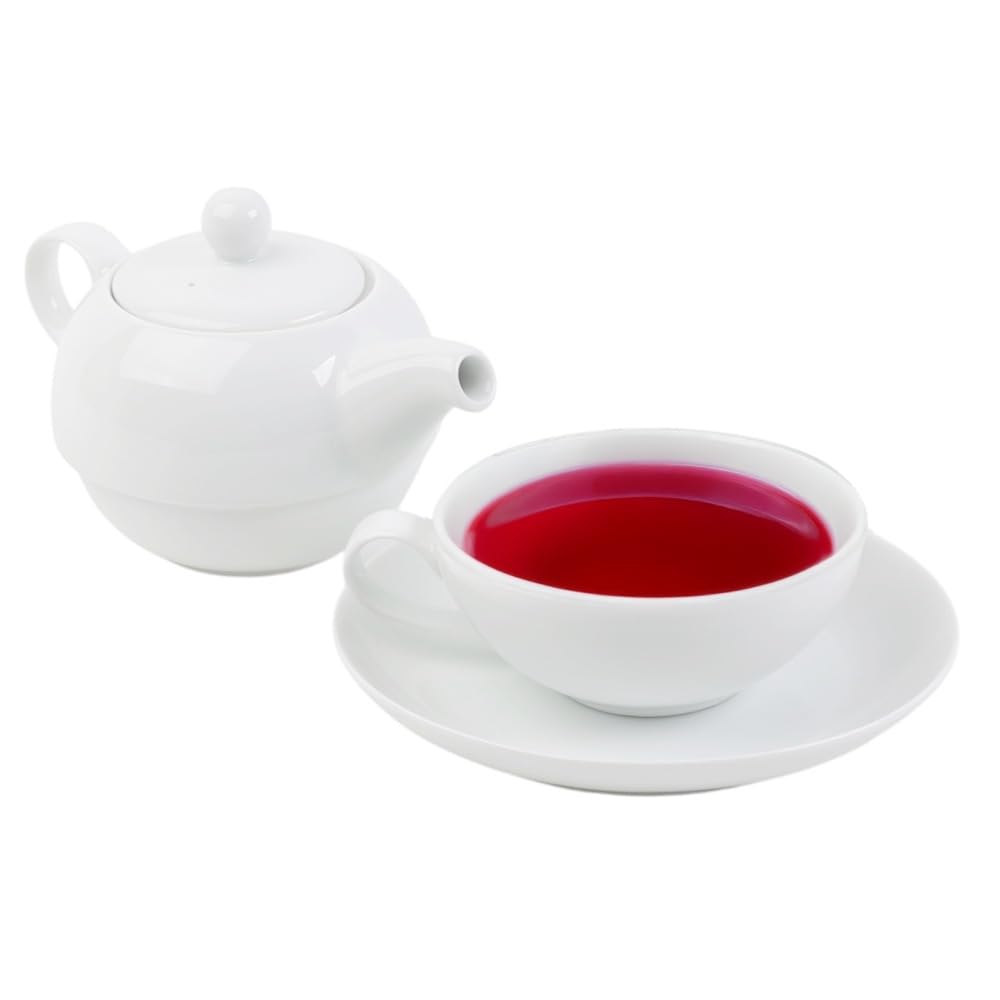 Holst Porzellan TFO 001 Set 6-TLG. Porzellan Tee-Set Tea for One Weiß 18,5 x 17 x 14,5 cm 1 Set