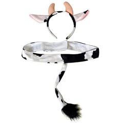 Cow Headband Ears and Tail
