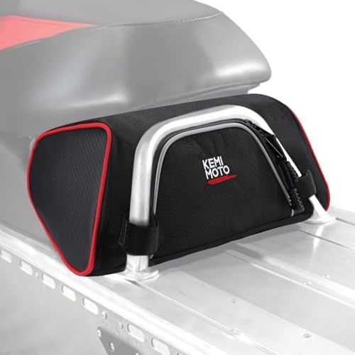 KEMIMOTO Snowmobile Under Seat Bags Upgraded 1680D Snowmobiles Tool Storage Bag Insulated Compatible with Polaris Indy 550 600 800 RMK 800 Pro RMK 600 Dragon 800 Replace OEM 2876427