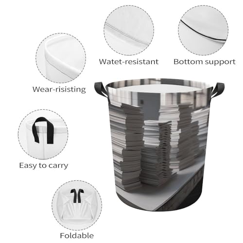 Panier à linge pliable et imperméable grand volume pour salle de bain