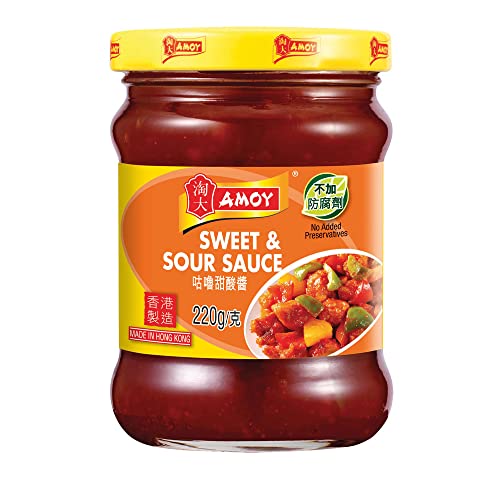 AMOY - Salsa agridulce de cocina china en frasco, 220 g