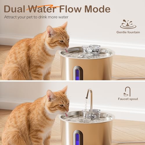 Zivacate Fontanella per Gatti Acciaio