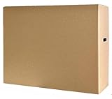 85 inch TV Removal Cardboard Moving Box - ideal for Screens, Artwork, Mirrors & Pictures (1)