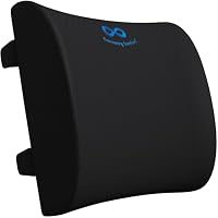 Coussin D'Assise Gel Everlasting Comfort - Soutien Ergonomique Coccyx & Dos - Noir