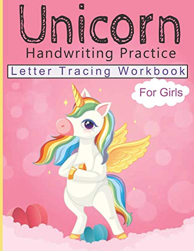 Unicorn handwriting practice Letter tracing workbok for girls:: Big Activity Workbook for Toddlers & Kids, happy toddlerz, kids ages 2-4, merry ... letters colors animals shapes, Colors,Unicorn